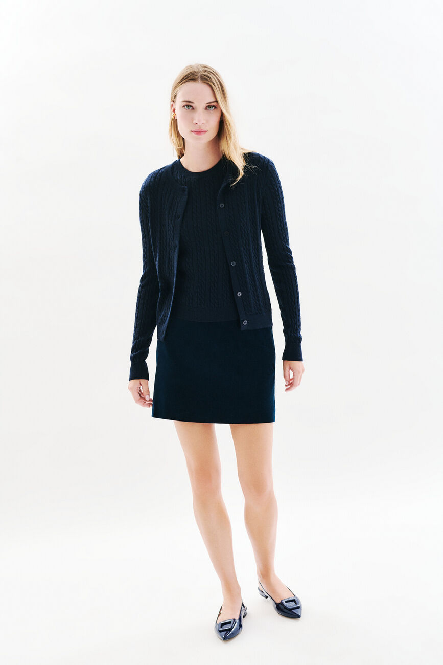 Gilet Mjules bleu marine femme