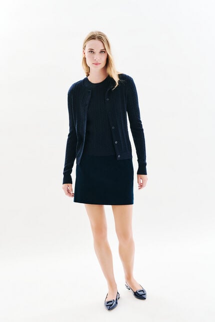 Gilet Mjules bleu marine femme