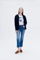 Basila cardigan navy blue woman