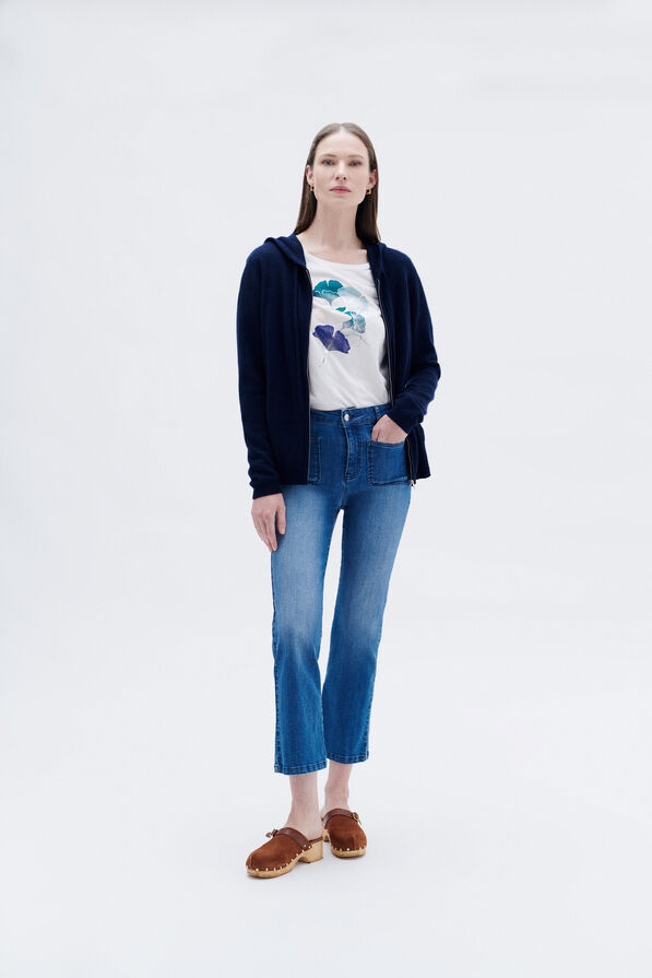 Cardigan Basila blu navy donna
