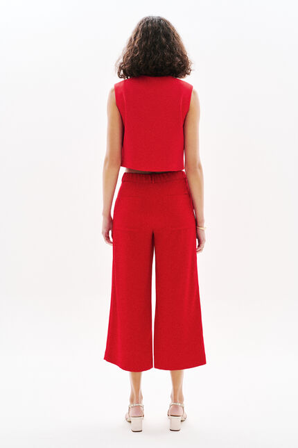 Pantalón Pandino rojo mujer