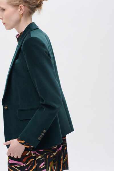 blazer aurora vert fonce femme