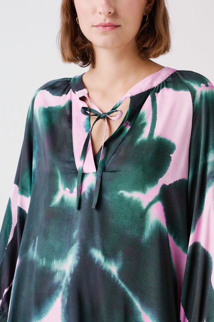 Blouse clouna vert fonce femme