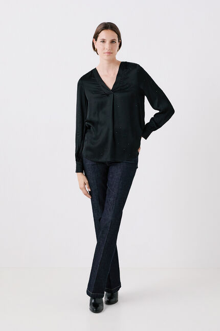 Blouse cmilana noir femme