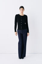 mcaroline 100% cashmere cardigan black woman