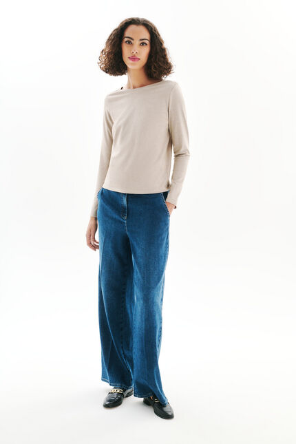 T-shirt Tjade sable femme
