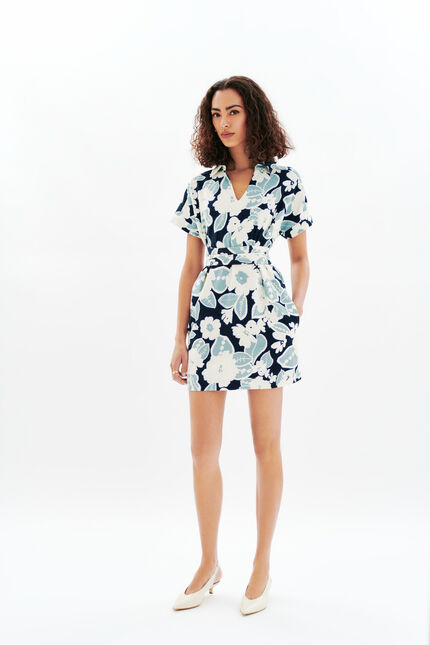 Robe Rokan bleu clair femme
