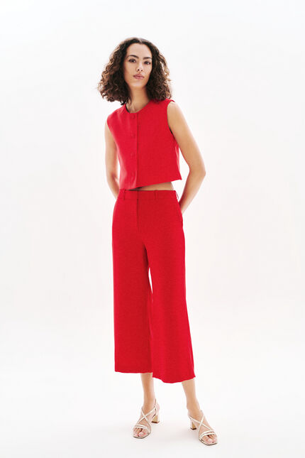 Pantalón Pandino rojo mujer