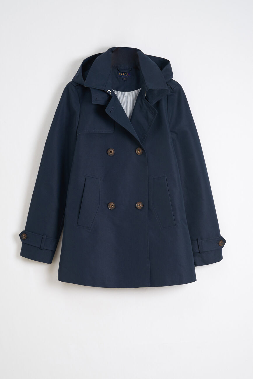 trench berlin b bleu marine femme