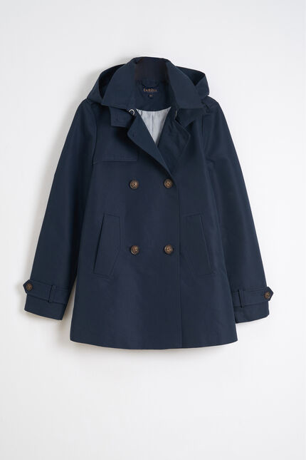 Trenchcoat Berlin B marineblauw vrouw