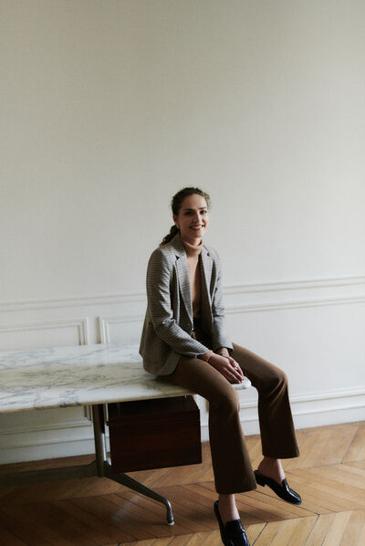 blazer charly bordeaux femme