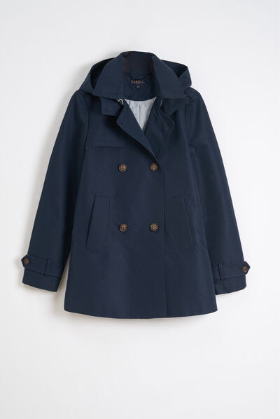 trench berlin b blu navy donna