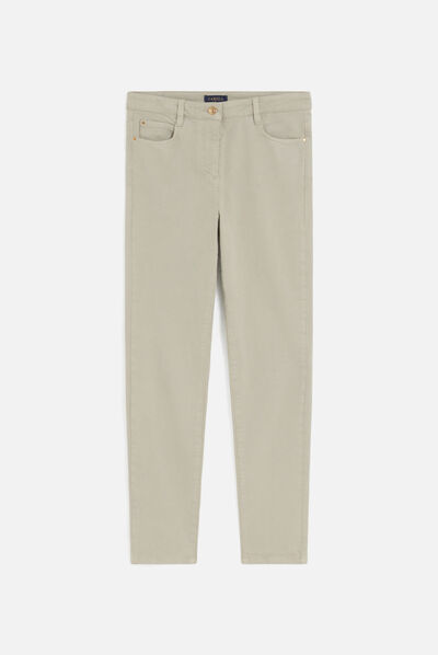 Pantalon ptonio beige femme