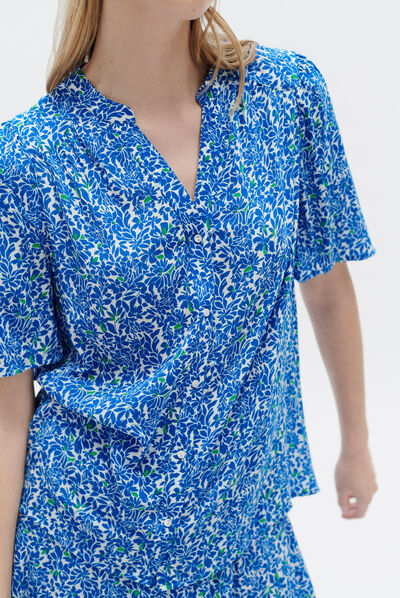 Blusa Carla1 azul marino mujer
