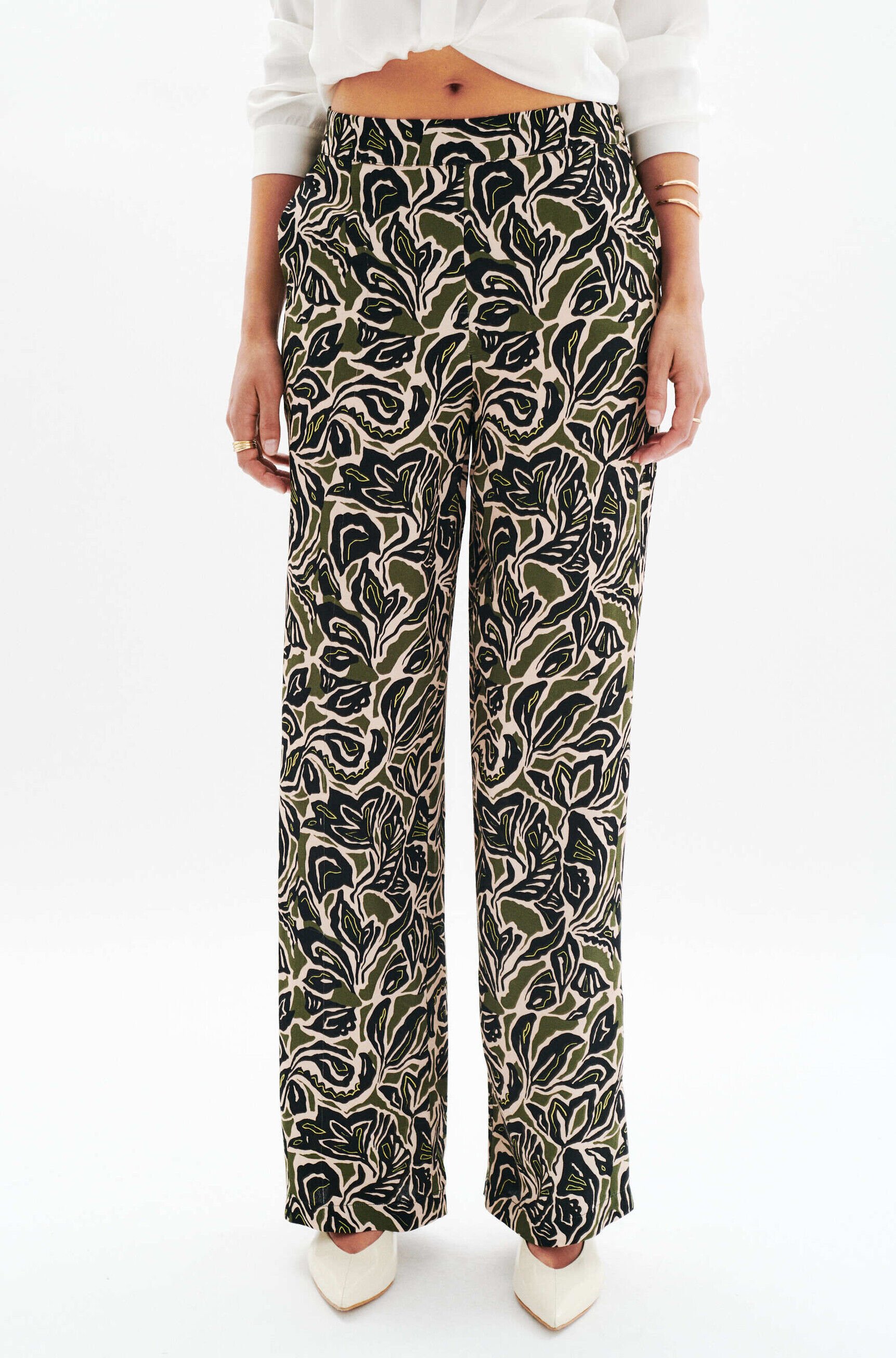 Pantalon Pichie ivoire femme