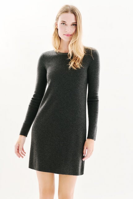 Vestido Rmiriam gris mujer