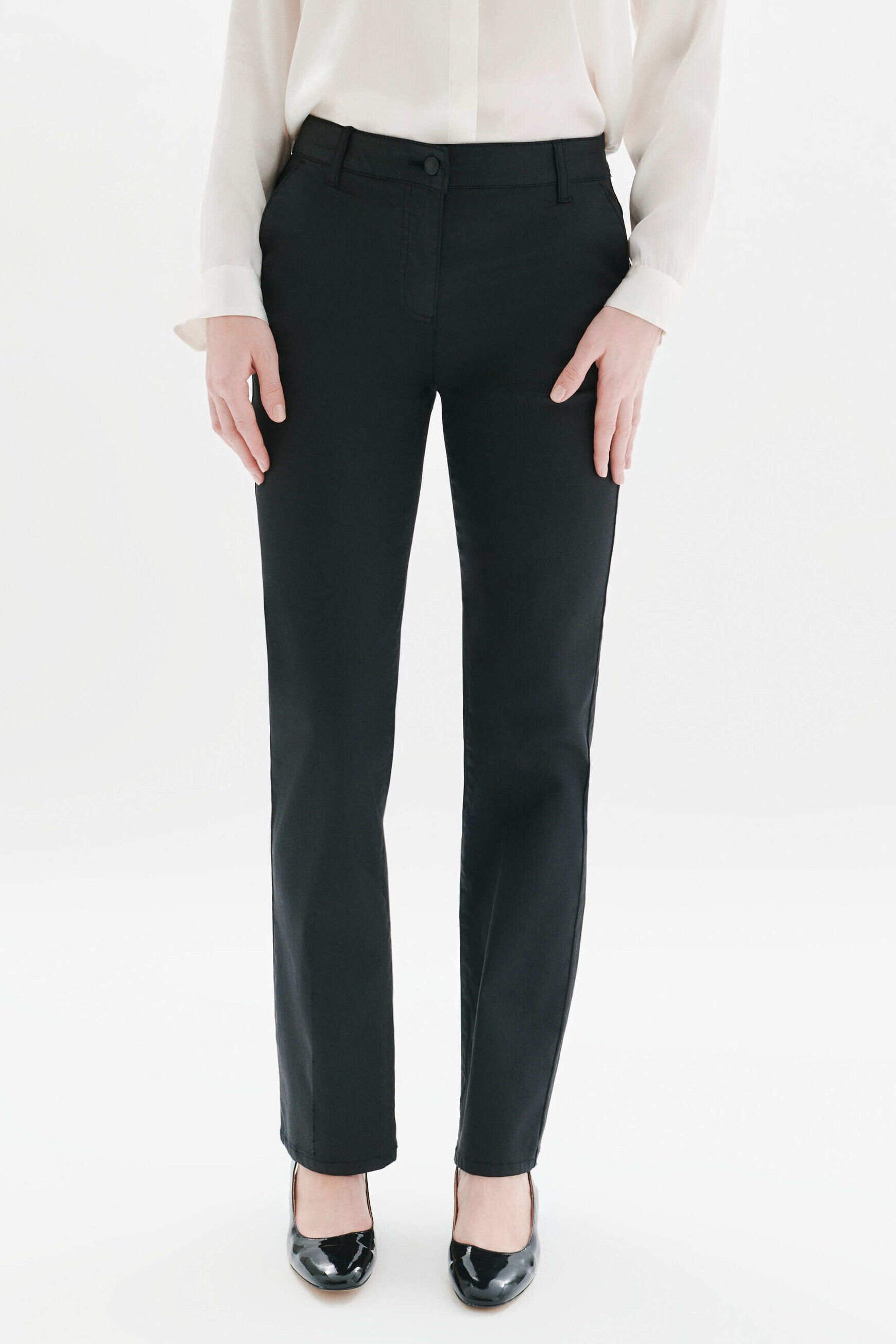 Pantalon Pcomilong noir femme