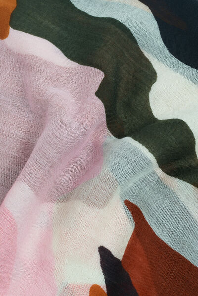 Foulard marie rose femme