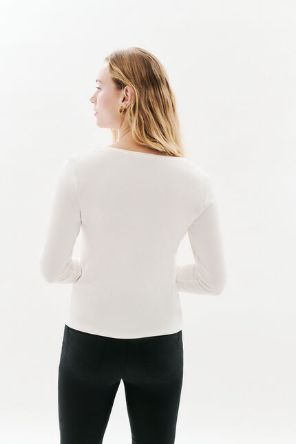 T-shirt Thuge ecru femme