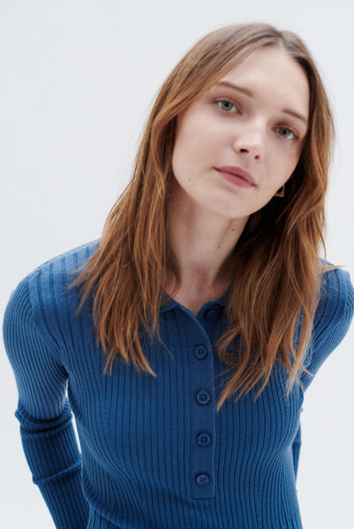 Pull marcus denim stone femme