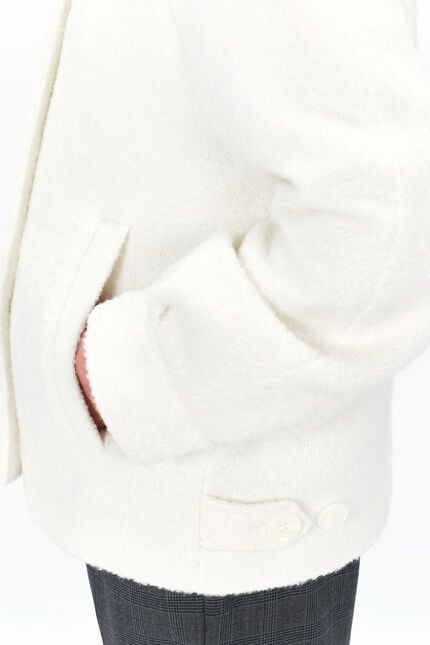 Manteau glouvier ecru femme