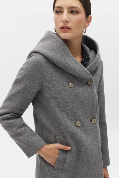 manteau acarena gris femme