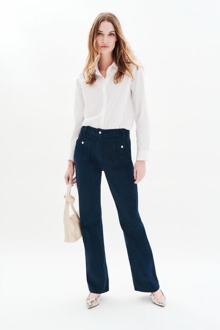 Broek Pelley marineblauw vrouw