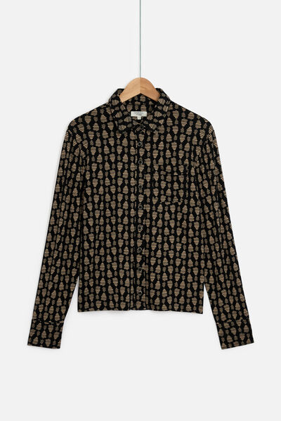 T-shirt alba noir femme