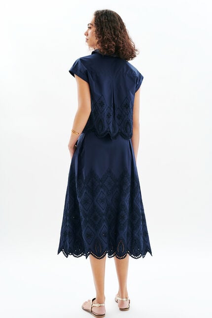 marineblauw vrouw