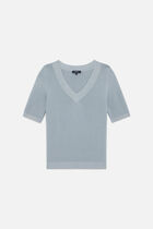 Mlevi sweater sky blue woman