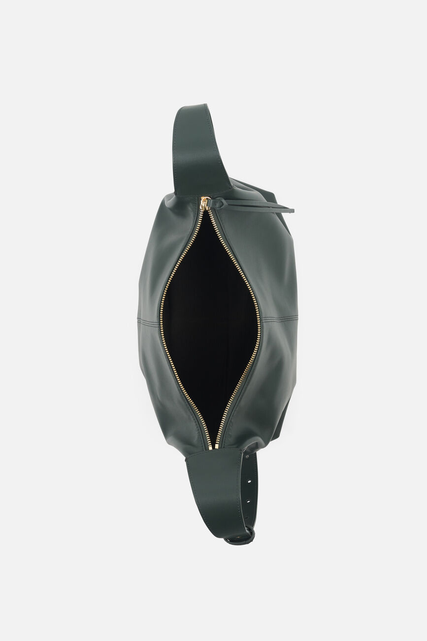 Bolso soane en cuir naturel verde caqui mujer