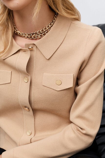 Trui Mflo lichtgrijs vrouw