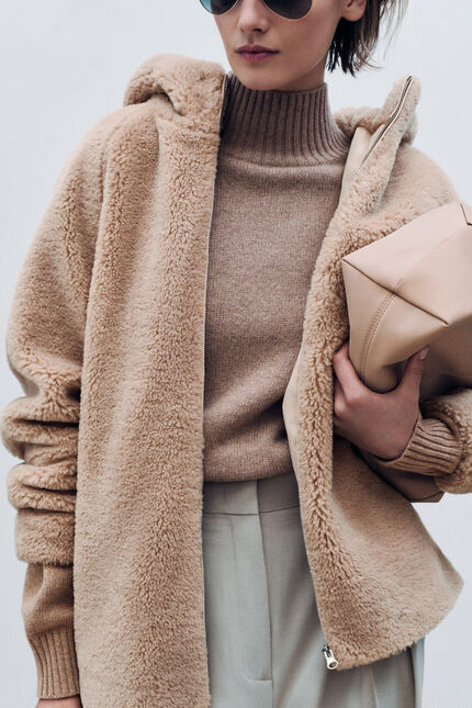 Manteau Grigri camel femme