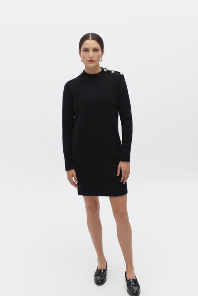 robe cameron noir femme