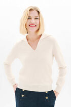 Mterry sweater ecru woman