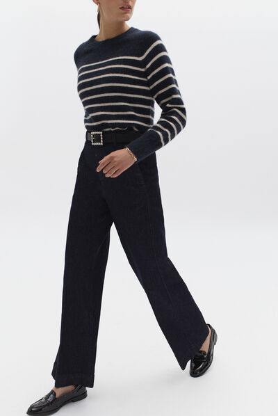 pantalon gigi denim double stone femme
