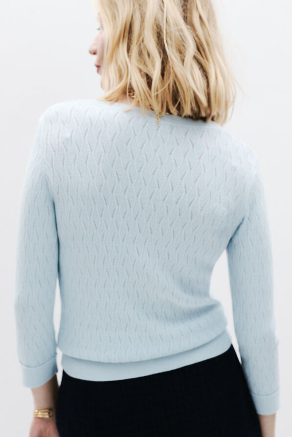 Pull mjulietta bleu ciel femme