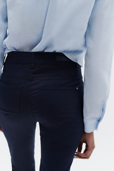 pantalon craig bleu marine femme