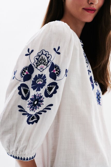 Blouse cangelina bleu marine femme