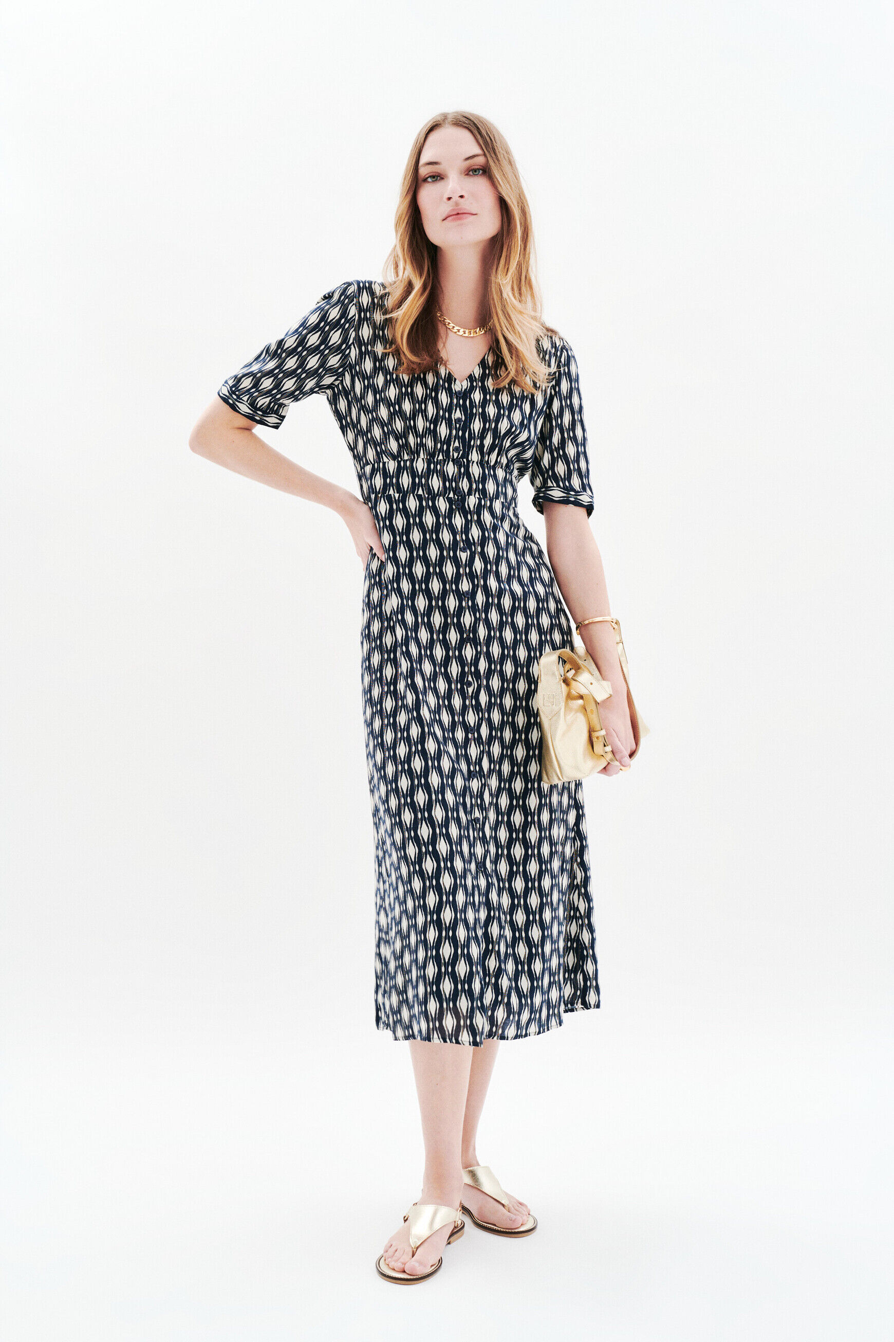 Robe Relina noir femme