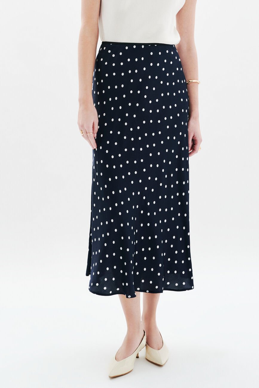 Jupe Jalentina2 bleu marine femme