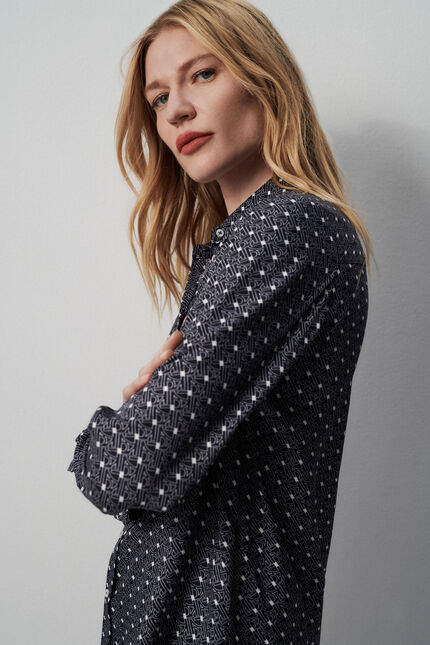 navy blue woman
