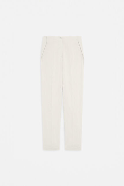 Pantalon parure creme femme