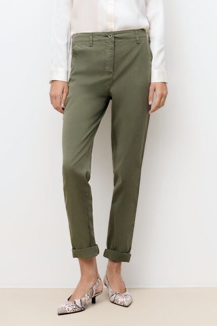 Hose Adelmo khakigrün damen