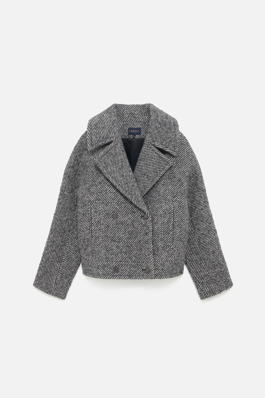 grisby coat grey woman