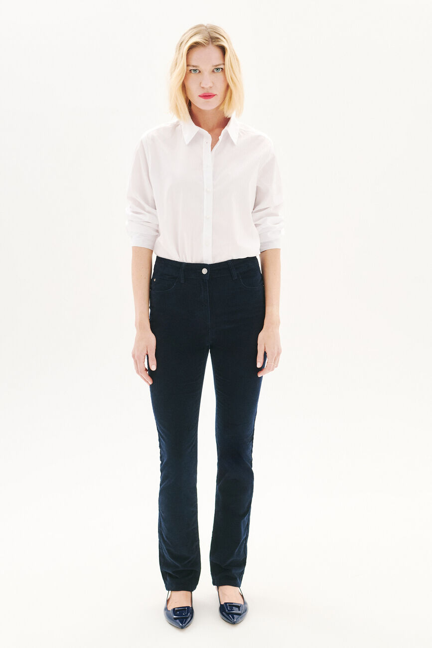 Pantalon pchicagov bleu marine femme