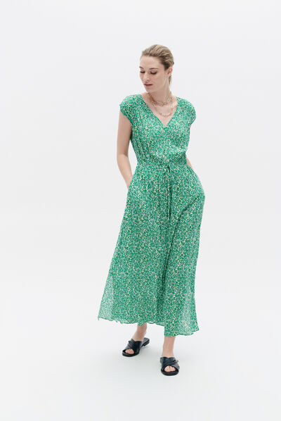 Robe rmarcia vert menthe femme
