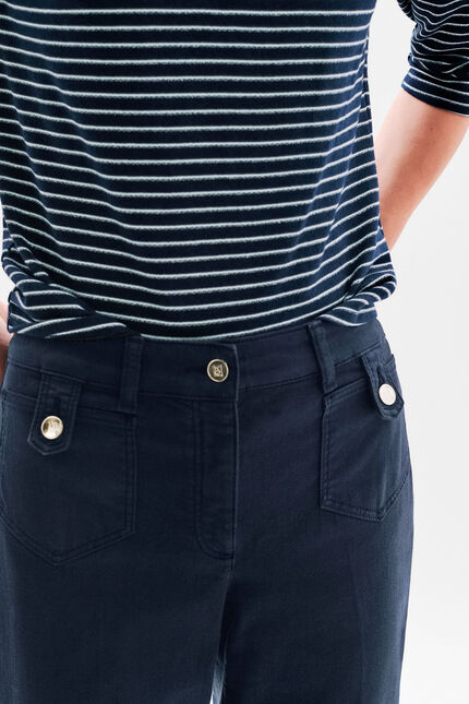 Pantalon Pietro bleu marine femme