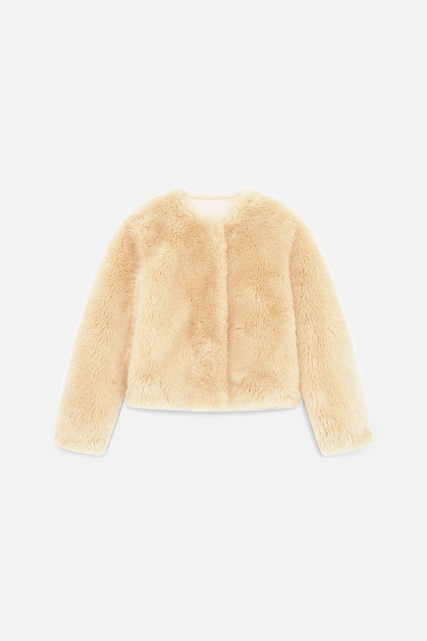 Mantel Gouverne creme vrouw
