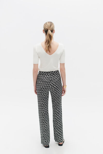 Pantalón Pmarcel negro mujer
